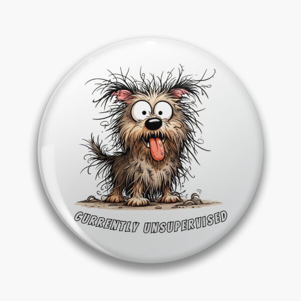 Item preview, Scruffy Dog – Funny Shabby Pup Illustration designed and sold by PAPIRO SIGLO XXI.