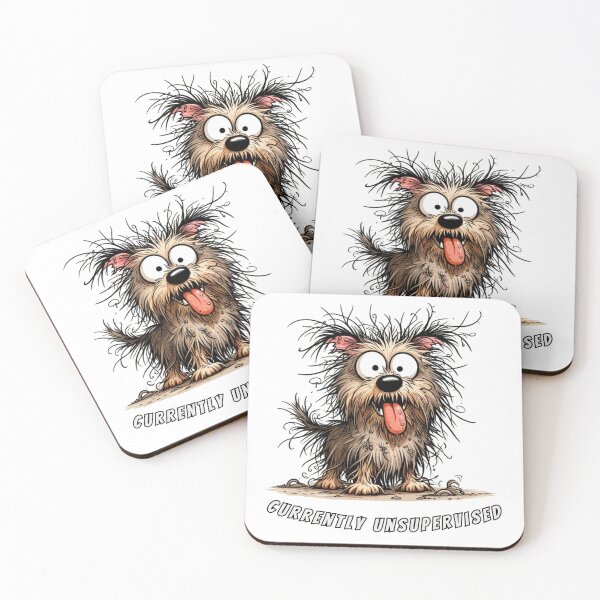 Item preview, Scruffy Dog – Funny Shabby Pup Illustration designed and sold by PAPIRO SIGLO XXI.