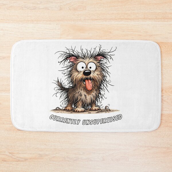 Item preview, Scruffy Dog – Funny Shabby Pup Illustration designed and sold by PAPIRO SIGLO XXI.