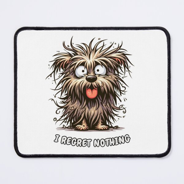 Item preview, Scruffy Dog – Funny Messy Pup Illustration designed and sold by PAPIRO SIGLO XXI.