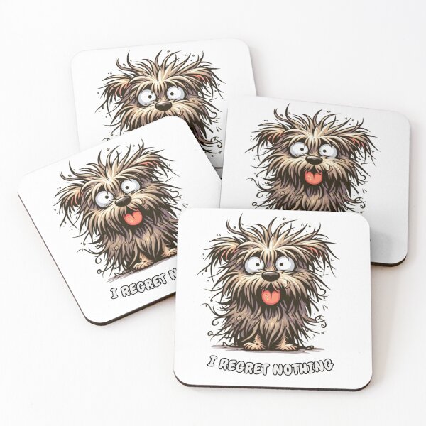 Item preview, Scruffy Dog – Funny Messy Pup Illustration designed and sold by PAPIRO SIGLO XXI.