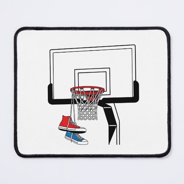 Item preview, Basketball Shoes Hanging on Hoop designed and sold by DigiHouse.