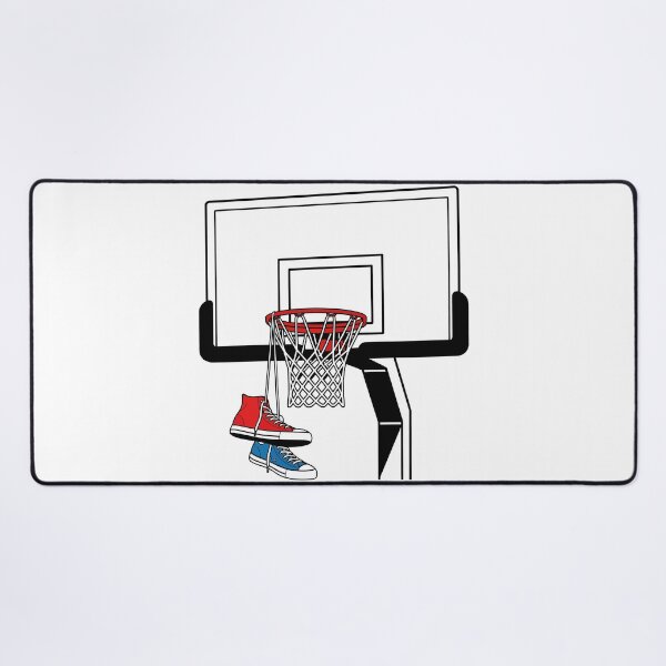 Item preview, Basketball Shoes Hanging on Hoop designed and sold by DigiHouse.