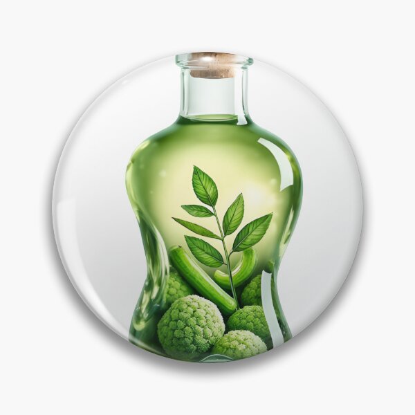 Artikelvorschau, Natürlicher Kräuterextrakt in eleganter Glasflasche mit Korken. entworfen und verkauft von Creative88Art.
