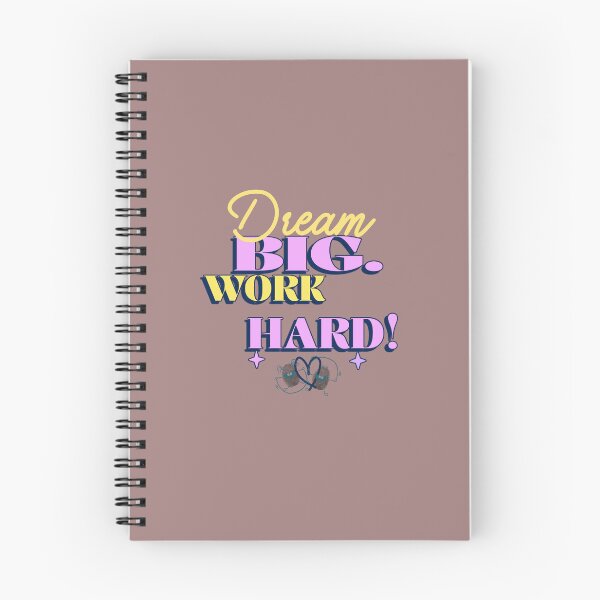 Item preview, dream big work hard! designed and sold by Vernisefrancois.