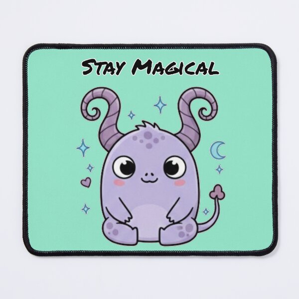 Item preview, Stay Magical - Cute Purple Fantasy Monster designed and sold by Rafcioo.