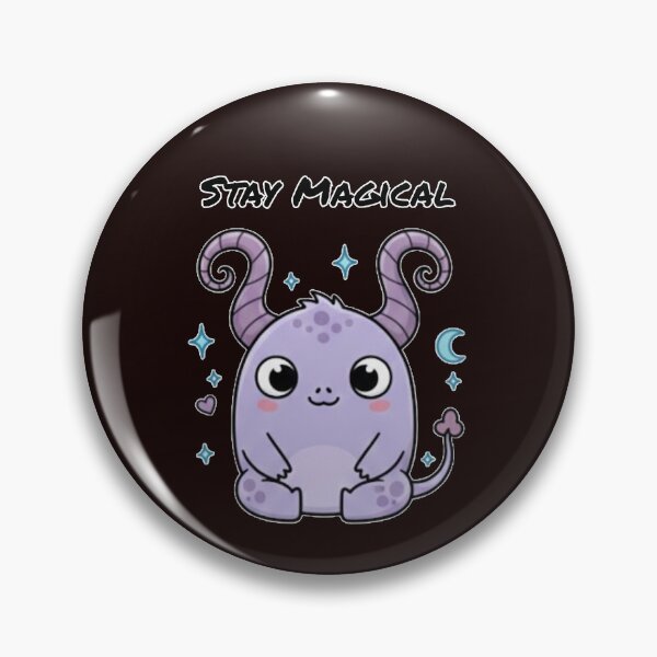 Item preview, Stay Magical - Cute Purple Fantasy Monster designed and sold by Rafcioo.