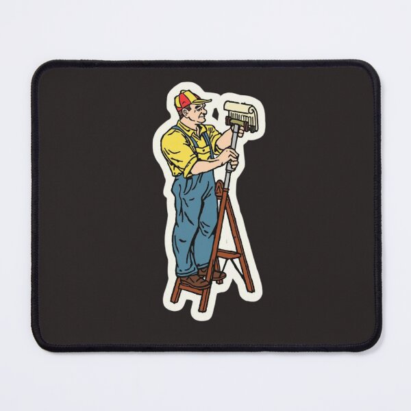 Item preview, Painter On Ladder, Gift For House Painter designed and sold by sz0g0.