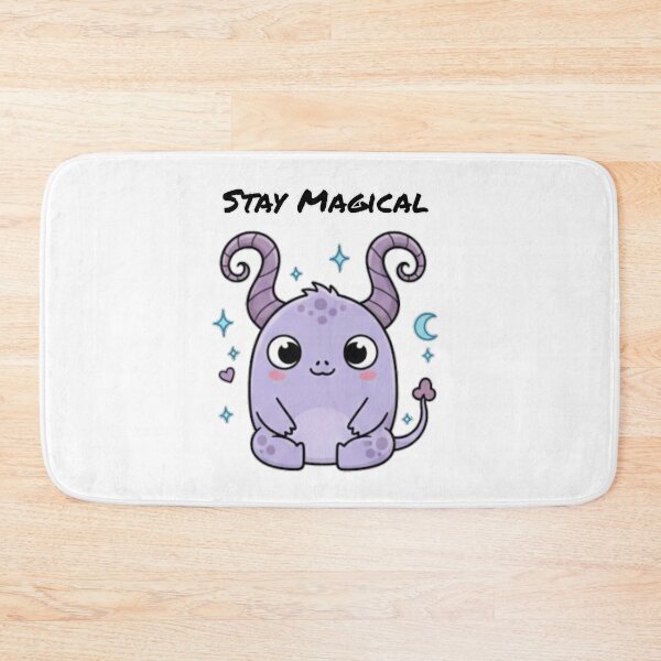 Item preview, Stay Magical - Cute Purple Fantasy Monster designed and sold by Rafcioo.