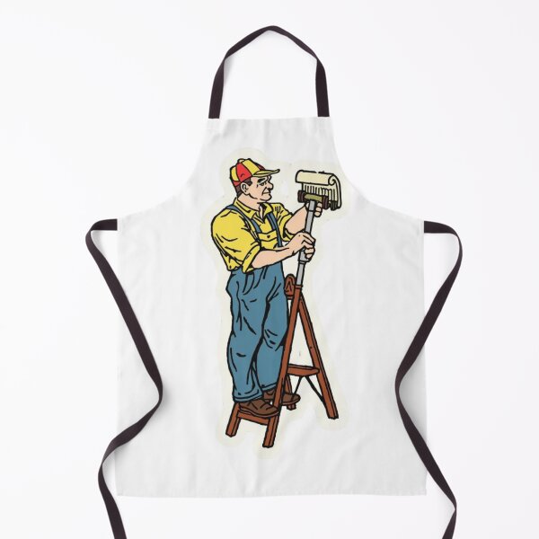 Item preview, Painter On Ladder, Gift For House Painter designed and sold by sz0g0.