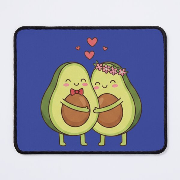 Item preview, You’re My Better Half – Cute Avocado Valentine Illustration designed and sold by InkWeaveShop.