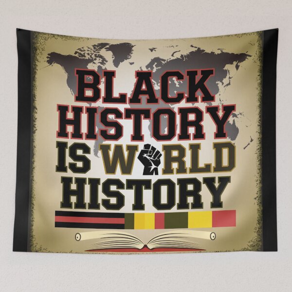 Item preview, Black History Is World History Map Book Atlas designed and sold by JediKittenWars.