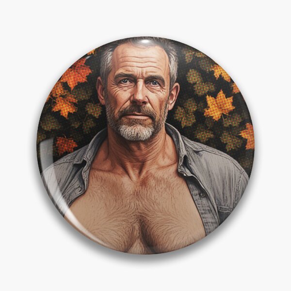 Item preview, Hairy Mature Muscle Man 1102 designed and sold by korokstudios.