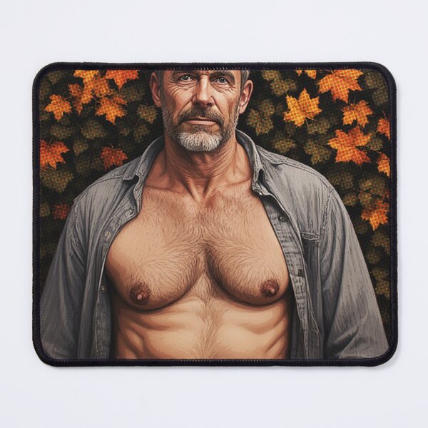 Item preview, Hairy Mature Muscle Man 1102 designed and sold by korokstudios.
