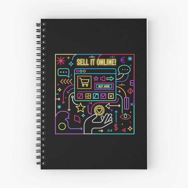 Item preview, Sell It Online Neon Digital Marketplace Web Design designed and sold by zzz888.