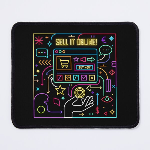 Item preview, Sell It Online Neon Digital Marketplace Web Design designed and sold by zzz888.