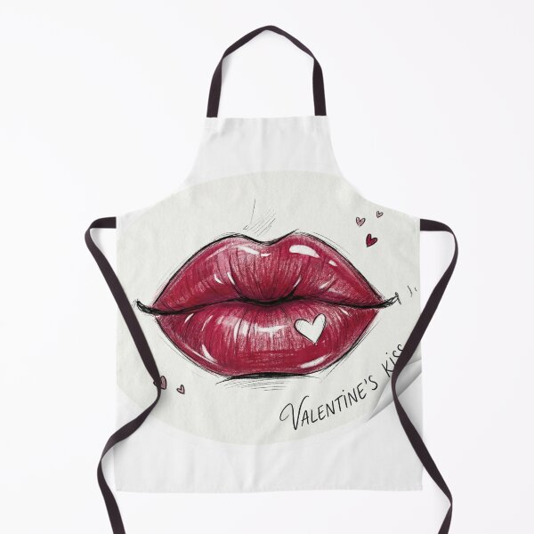 Item preview, Valentine’s Kiss Glossy Lips Illustration designed and sold by ArtJI.
