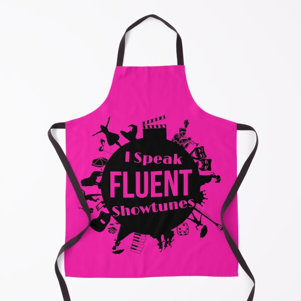 Item preview, I Speak Fluent Showtunes Broadway Edition - Black/Hot Pink designed and sold by Flit & Co..