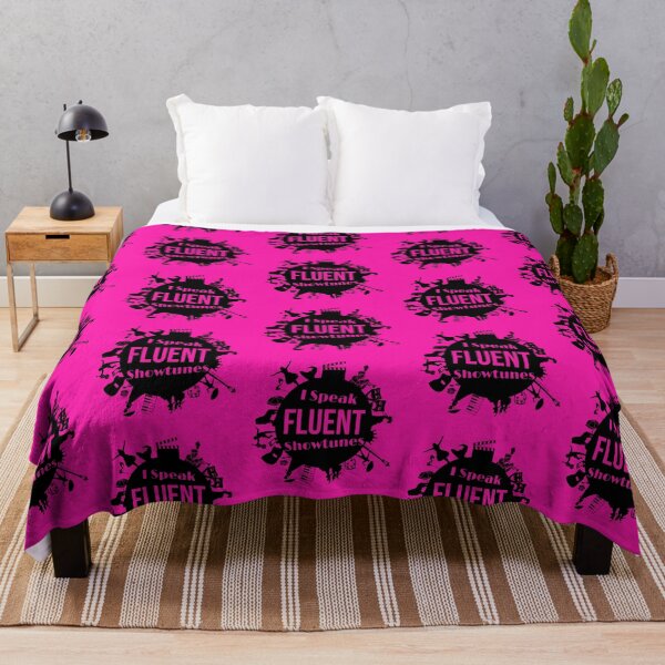 Item preview, I Speak Fluent Showtunes Broadway Edition - Black/Hot Pink designed and sold by Flit & Co..
