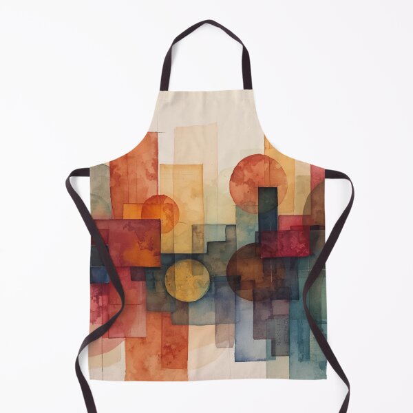 Item preview, Modern Watercolor City Geometry designed and sold by Harmonic_Layers.