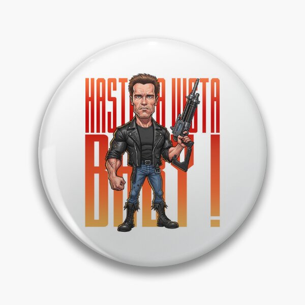 Item preview, Caricature Arnold Schwarzenegger Hasta la vista, baby! designed and sold by vectorlove.