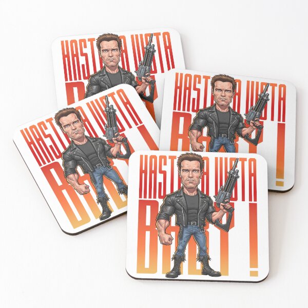 Item preview, Caricature Arnold Schwarzenegger Hasta la vista, baby! designed and sold by vectorlove.