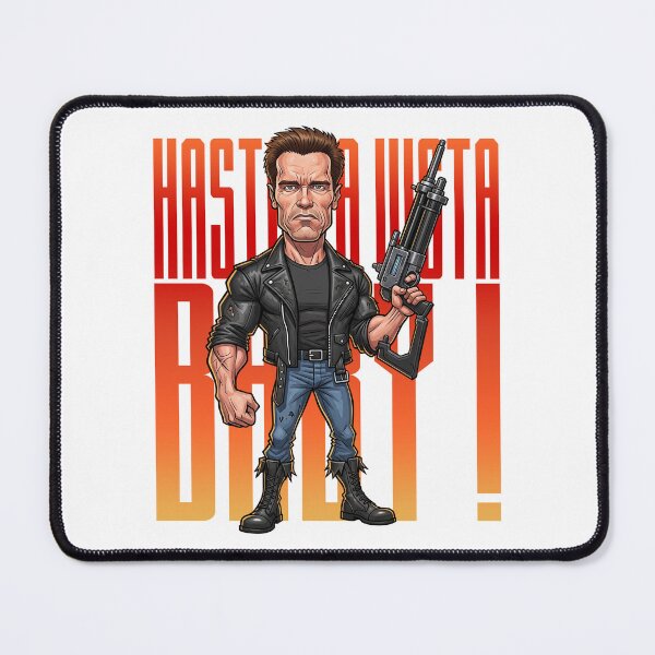 Item preview, Caricature Arnold Schwarzenegger Hasta la vista, baby! designed and sold by vectorlove.