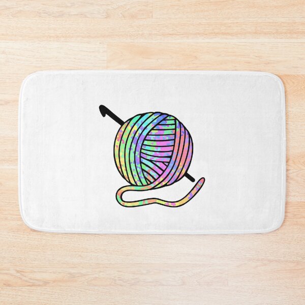 Item preview, Rainbow Yarn And Crochet Hook designed and sold by Sartoris Art.