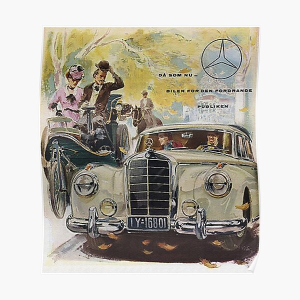 Fabulous Fifties...Automobile Advertisement Poster