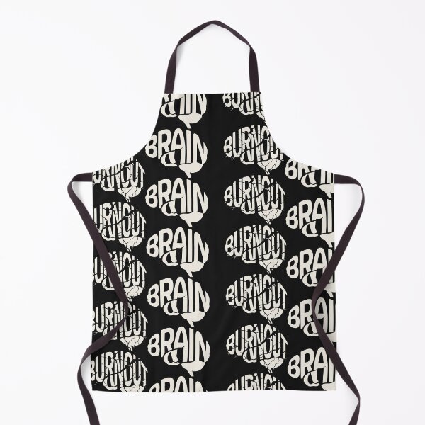 Item preview, Brain Burnout Typography - Mental Health Awareness Art designed and sold by SplashTastic.
