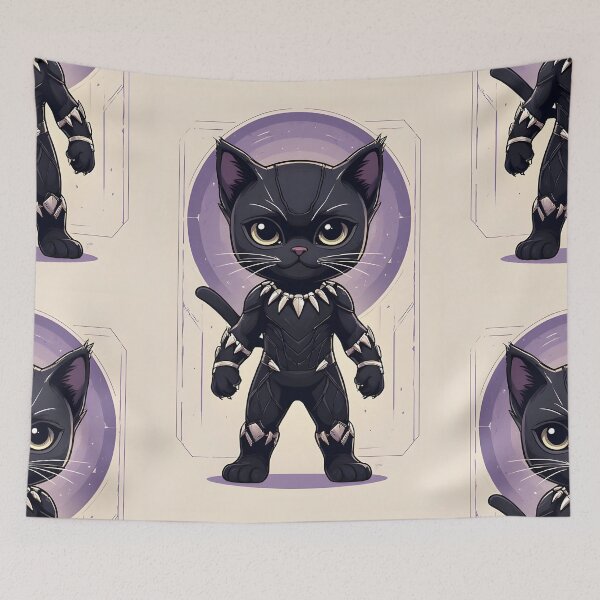 Item preview, Black Kitten From Wakanda designed and sold by owi-art.