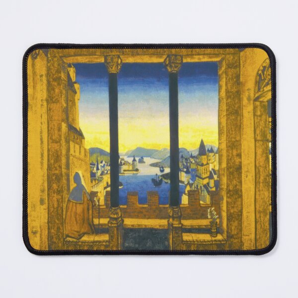 Item preview, nicholas roerich - Yard in front of castle designed and sold by st1art.