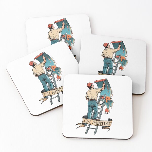 Item preview, Painter On Ladder "Still Painting"  designed and sold by sz0g0.