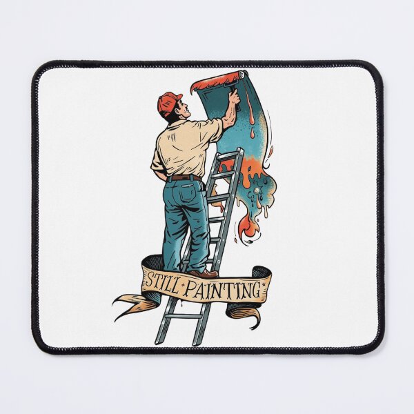 Item preview, Painter On Ladder "Still Painting"  designed and sold by sz0g0.