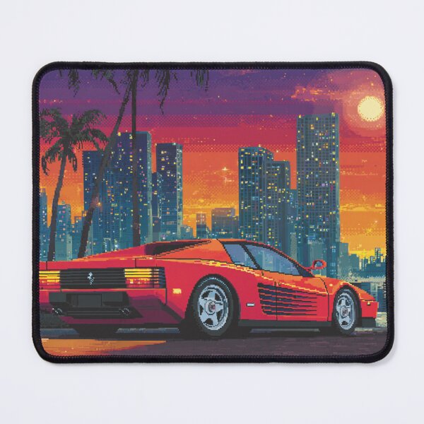 Item preview, Outrun Pixel Art – Retro Synthwave Racing Vibes designed and sold by Pixel8Prints.