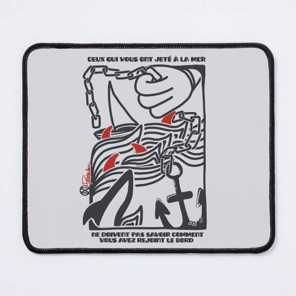 Item preview, Those Who Thrown You Overboard - Marine Illustration & Resilience designed and sold by petiteToulon.