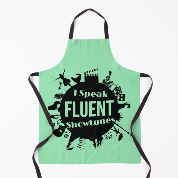 Item preview, I Speak Fluent Showtunes Broadway Edition - Black/Mint designed and sold by Flit & Co..