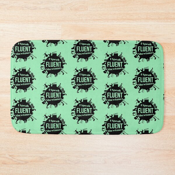 Item preview, I Speak Fluent Showtunes Broadway Edition - Black/Mint designed and sold by Flit & Co..