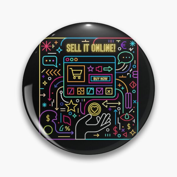 Item preview, Sell Website Neon Digital Marketplace Growth designed and sold by zzz888.
