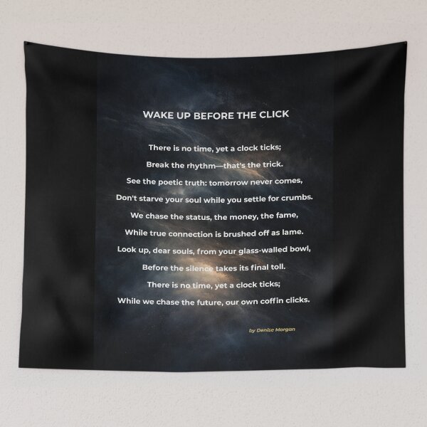 Item preview, Wake Up Before The Click designed and sold by Art With Impact – Statement Art & Apparel for Deep Thinkers.