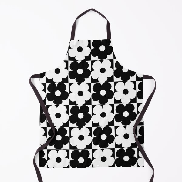 Item preview, 60's Retro Vintage Pop Flowers in Black and White designed and sold by MellowCat.
