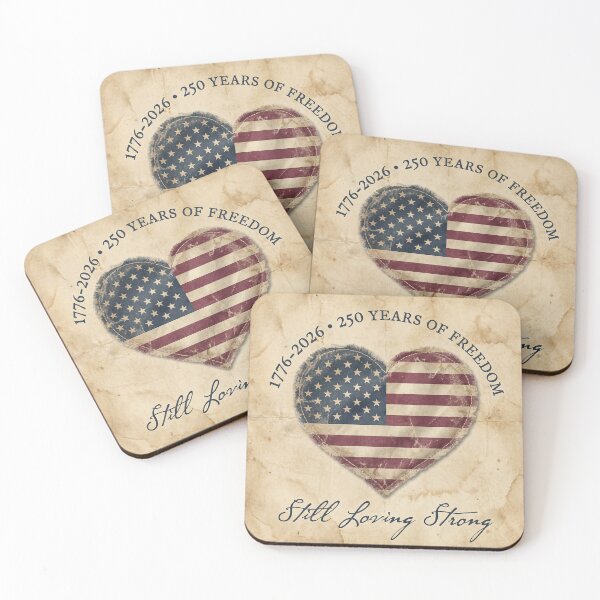 Item preview, 250 Years of Freedom 1776-2026 America Semiquincentennial Patriotic Valentine designed and sold by Maxbevier.