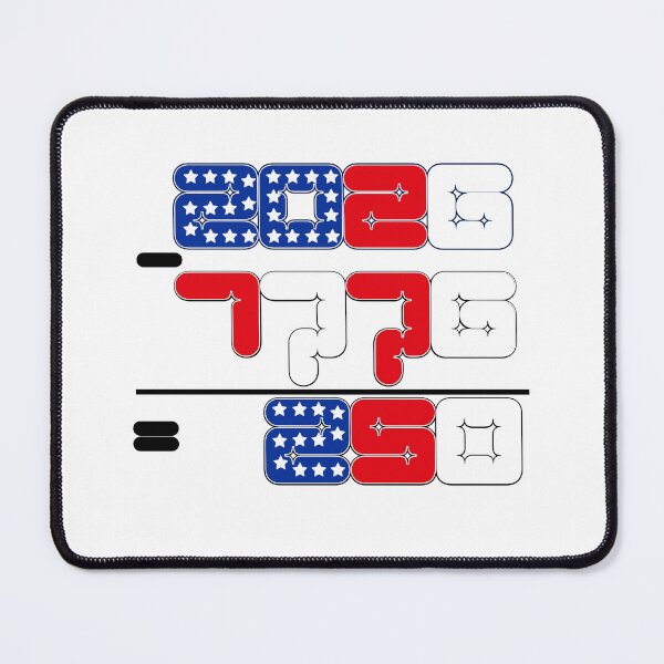 Item preview, 250th Anniversary USA 2026 SVG PNG, Patriotic Math Subtraction Shirt Design, Independence Day 1776-2026, designed and sold by positivitymed.