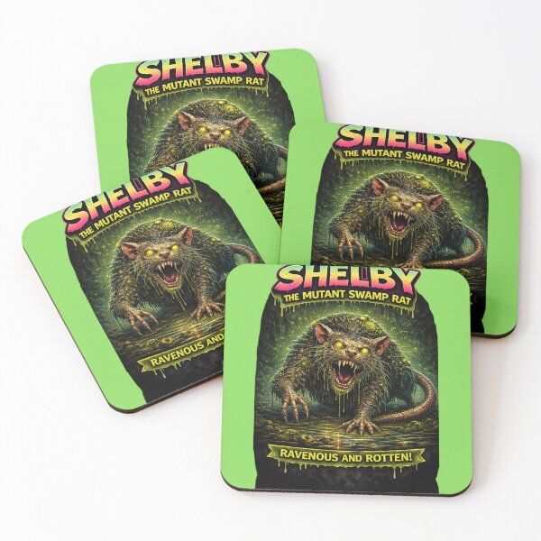 Item preview, Shelby the Mutant Swamp Rat – Rotten Horror Creature designed and sold by MACodDesigns.