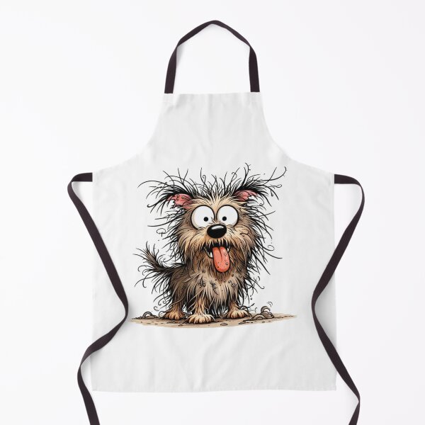 Item preview, Scruffy Dog – Funny Messy Pup Illustration designed and sold by PAPIRO SIGLO XXI.