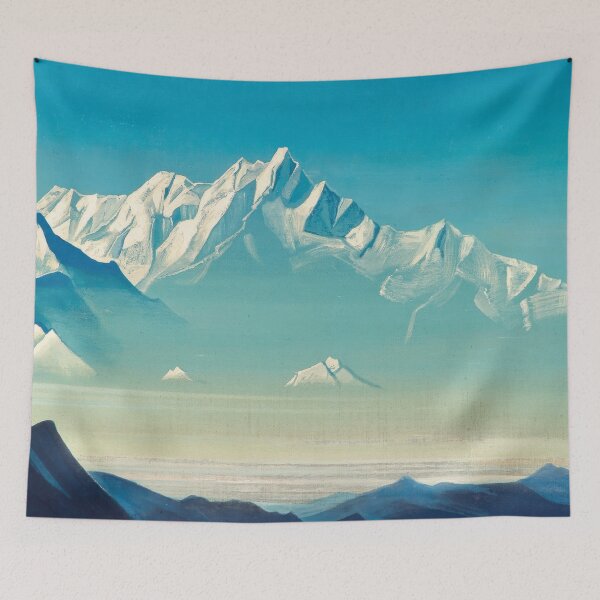 Item preview, Nicholas Roerich - Mount Of Five Treasures (two Worlds) designed and sold by st1art.