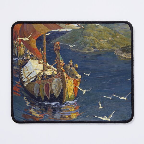Item preview, Nicholas Roerich - Visitors From Over The Sea 1901 designed and sold by st1art.