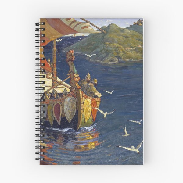 Item preview, Nicholas Roerich - Visitors From Over The Sea 1901 designed and sold by st1art.