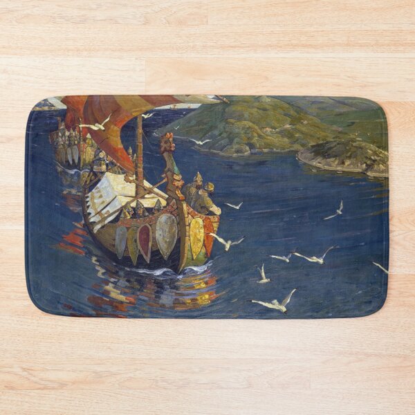 Item preview, Nicholas Roerich - Visitors From Over The Sea 1901 designed and sold by st1art.