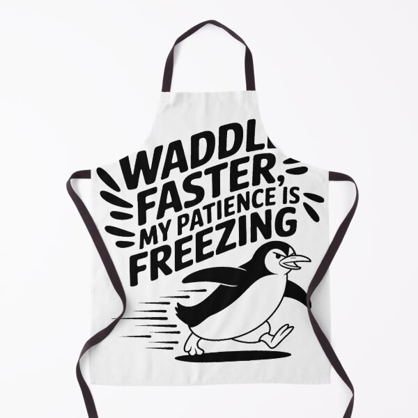 Item preview, Waddle Faster My Patience Is Freezing Penguin Humor designed and sold by artcultreone.